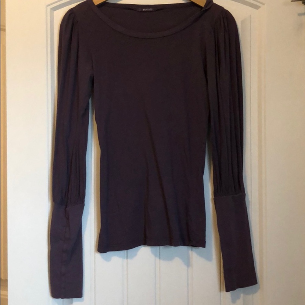 Purple boutique long sleeve top